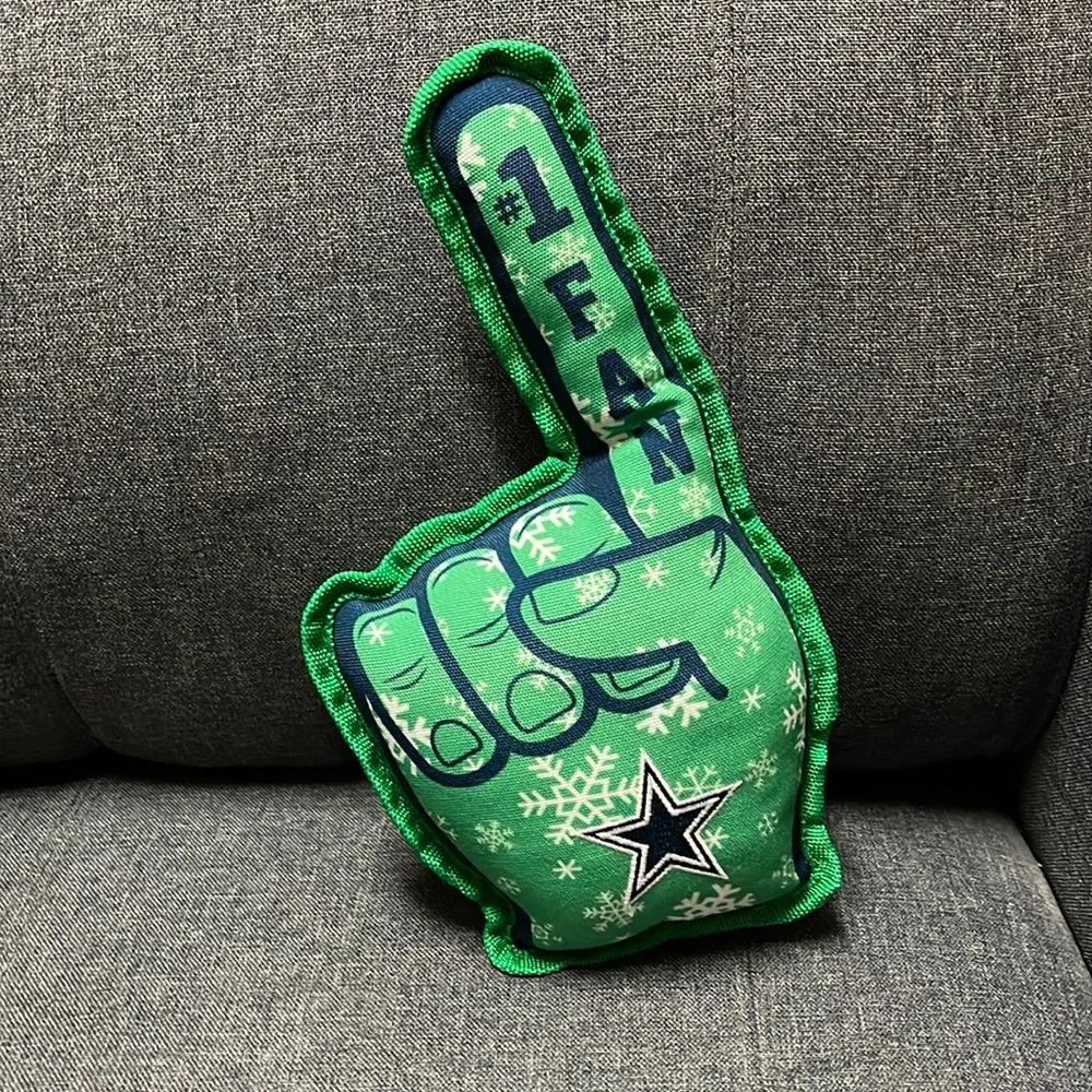 Dallas Cowboys #1 Fan Toy for Dogs: Holiday Edition